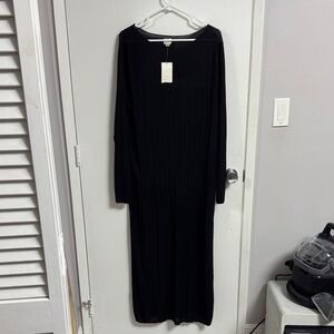 a new day Black Long Sleeve Dress